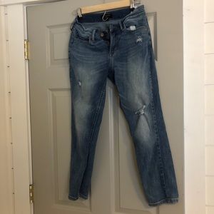 Banana Republic cropped girlfriend jeans